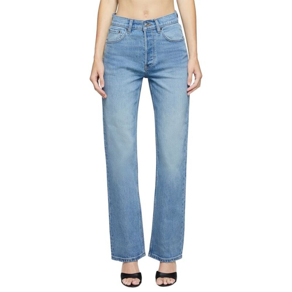 Eb Denim Womens High Rise Straight Jean